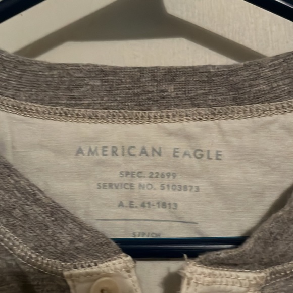 American eagle gray collared shirt - Picture 2 of 3